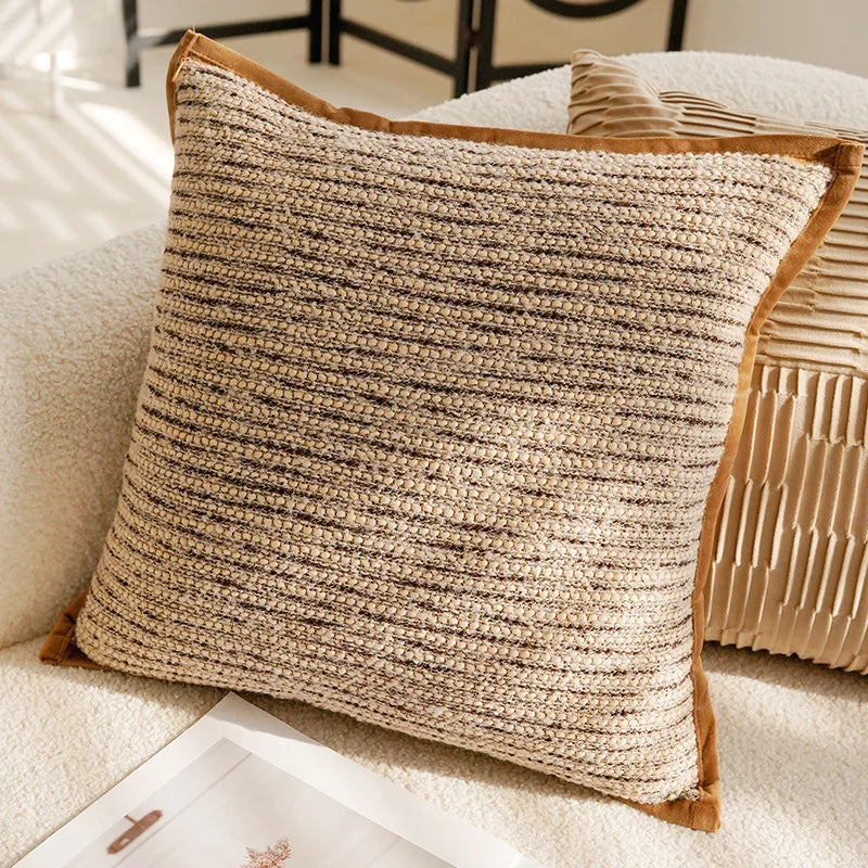 Luxus Kissenhülle – Jacquard Strick 45x45cm