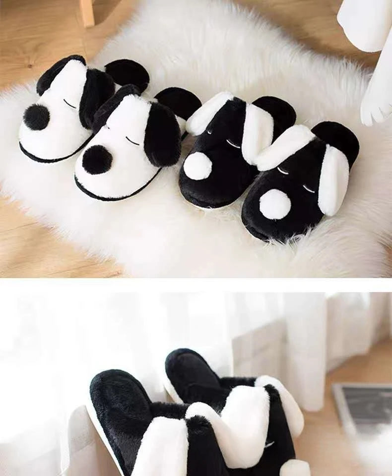 Winter Cartoon Hausschuhe – Kuschelig & Rutschfest