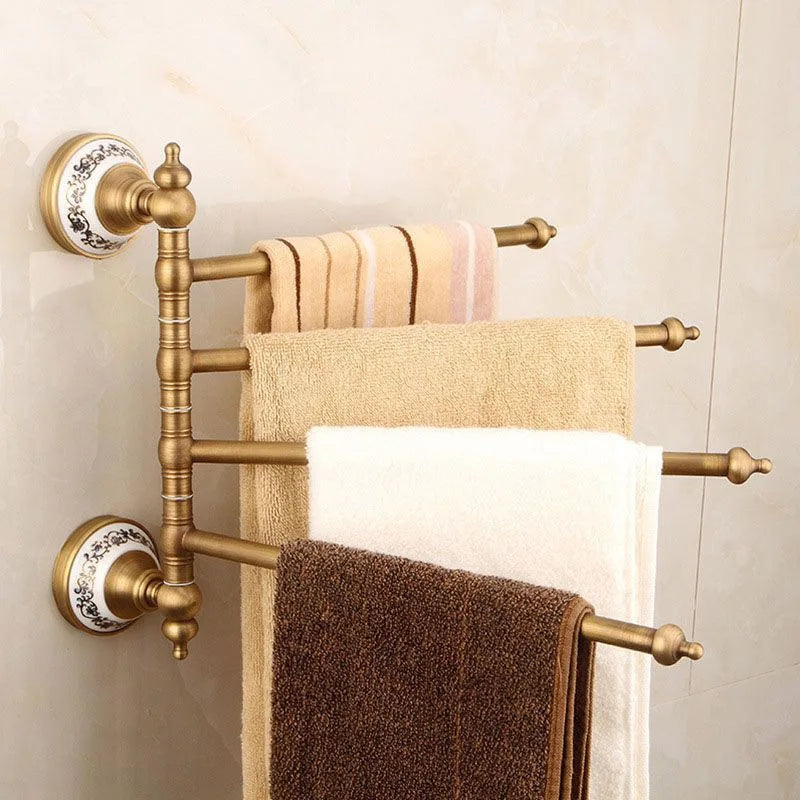 Porzellan Badezimmer Set – Wandmontiert Bronze