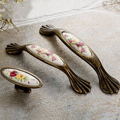 Vintage Möbelgriffe – Keramikdesign – 96mm/128mm