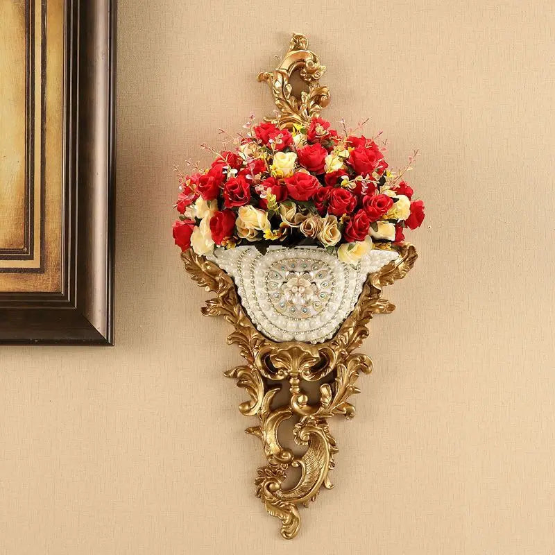 Europäische Wandvase – Resindeko für Hotels