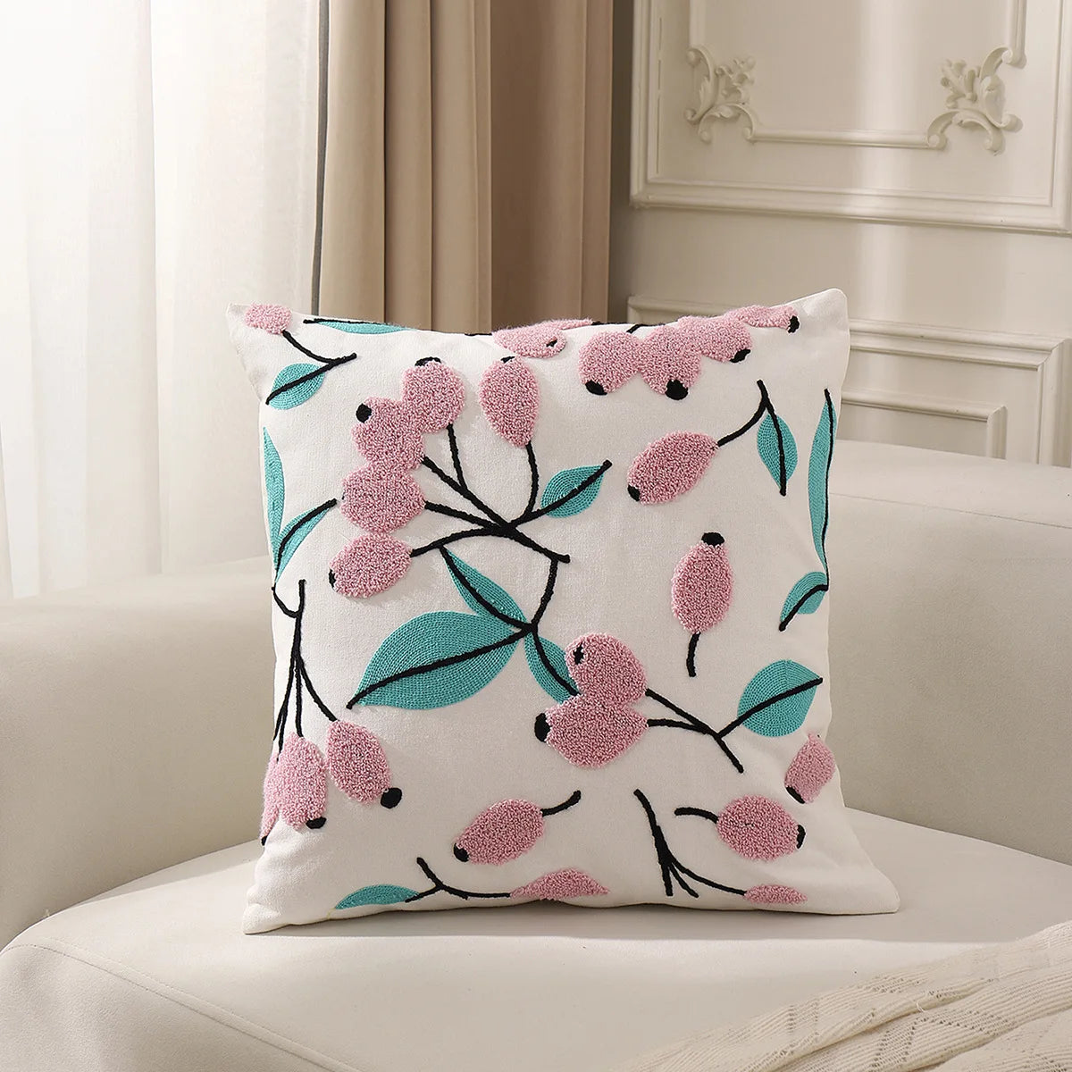 Dekokissenbezug – Rustikaler Strickstil – 45x45cm