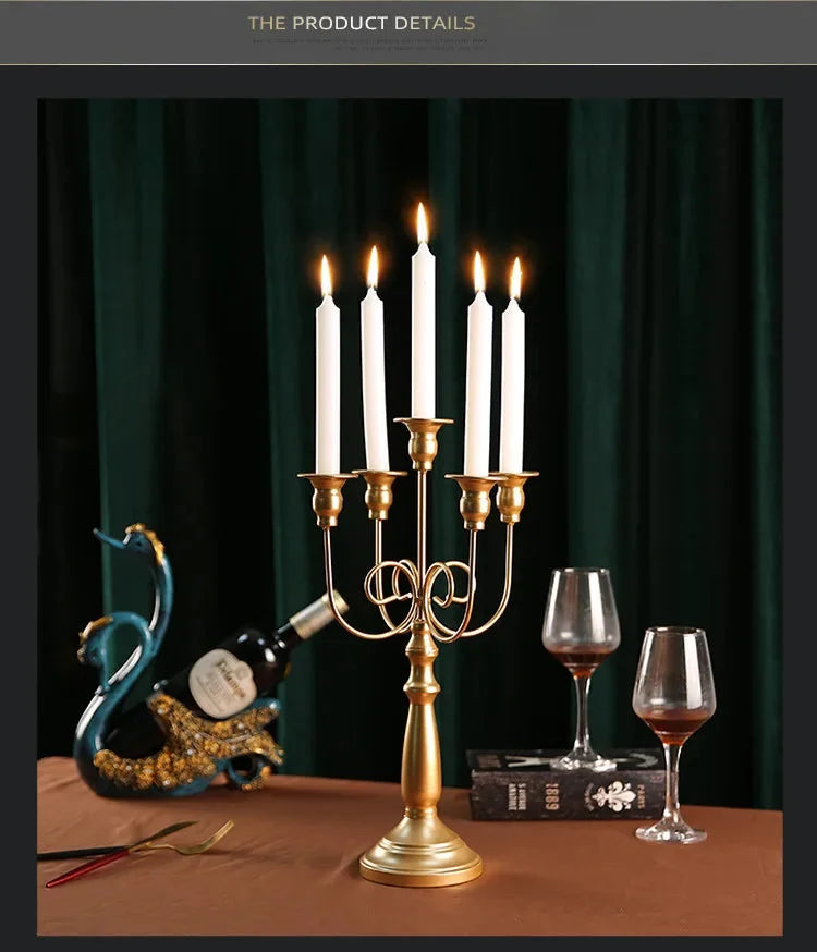 Französischer Kerzenhalter – Europäischer Stil – Für romantische Abendessen