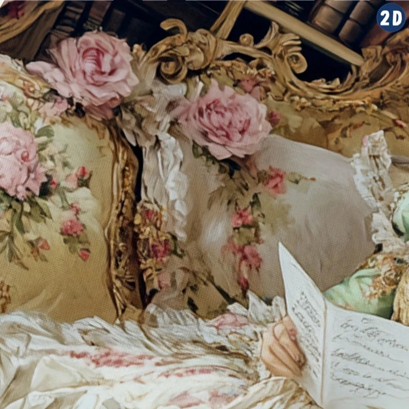 Duschvorhang – Viktorianischer Polyester – Verschiedene Grössen