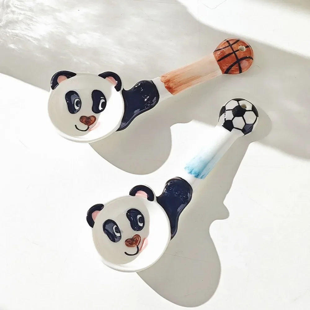 Keramik Dessertlöffel – Niedliches Design – Für Familien