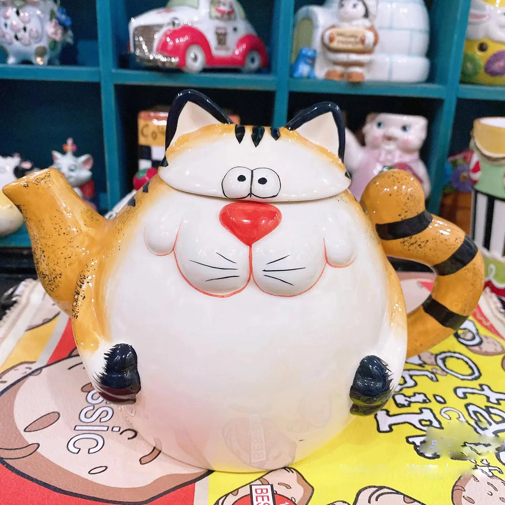 bunter Keramikteller im 3D-Reliefstil für Desserts, Küche