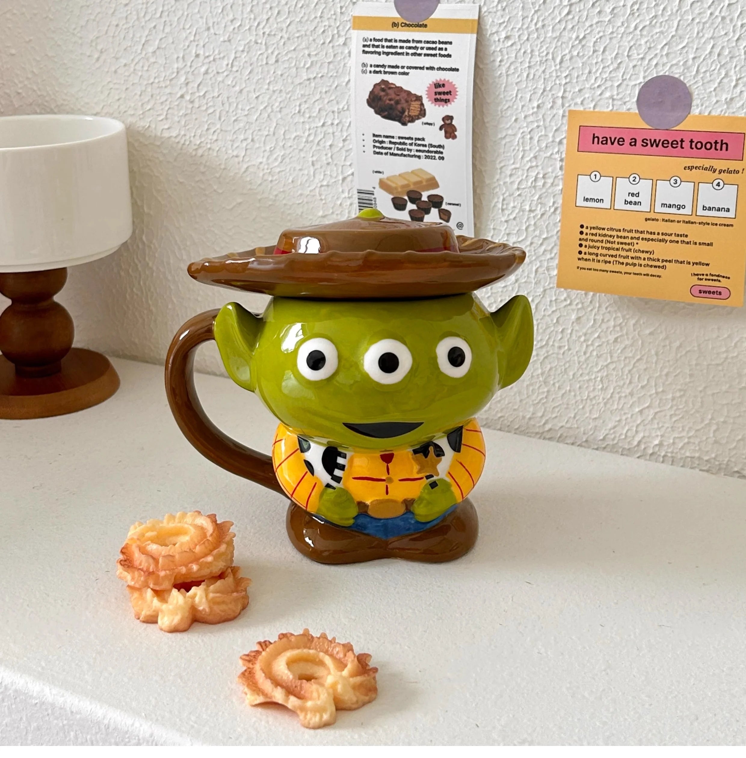 Keramiktasse Alien – Niedliches Design – 350ml