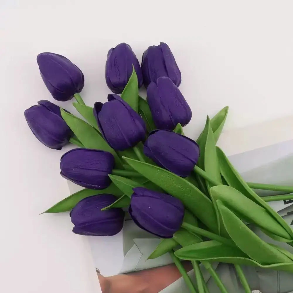 Künstliche Tulpen – PU Echt-Touch – 34cm für Zuhause