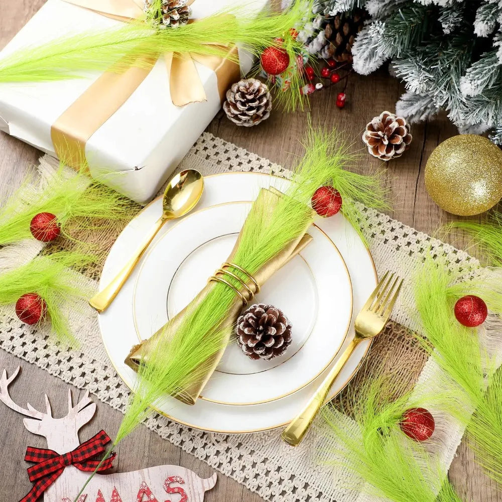 Weihnachtsdeko Picks – Festliche Grüne Zweige – Verschiedene Grössen