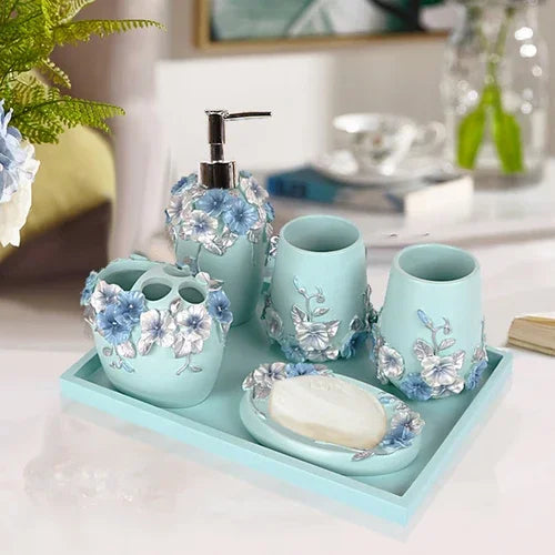 Resin Bad Set – Modernes Design – 5/6 Teile