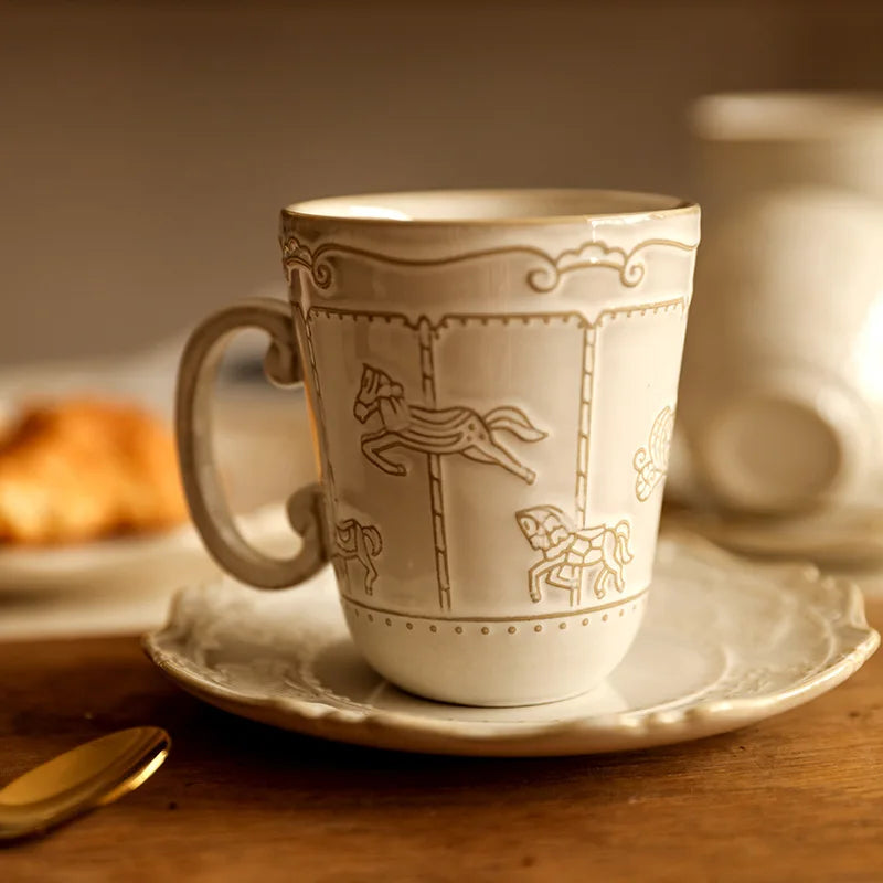 Vintage Keramik Kaffeeset – Retro Chic für jeden Raum