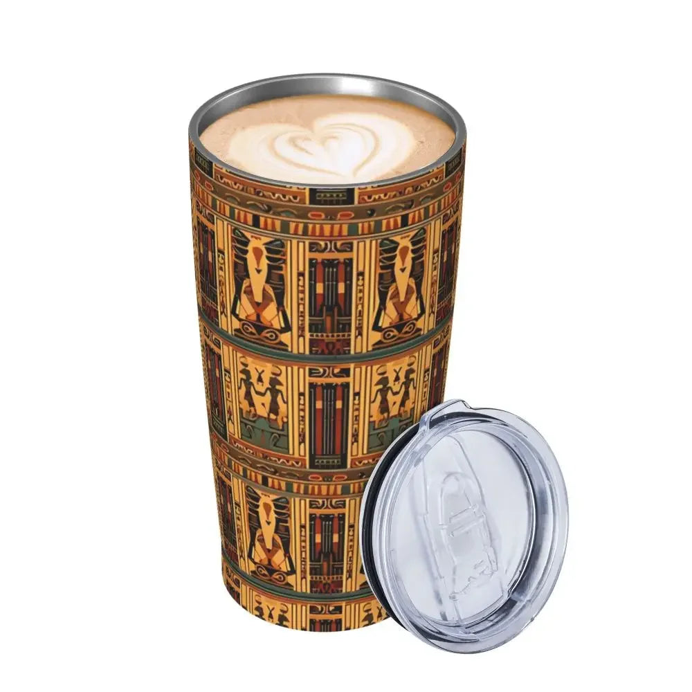 Edelstahlbecher – Kupferkunst Design – Isolierter Becher