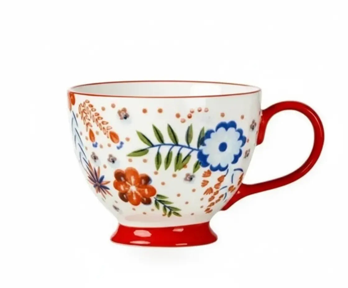 Teetasse – Porzellan – 450ml Handbemalt