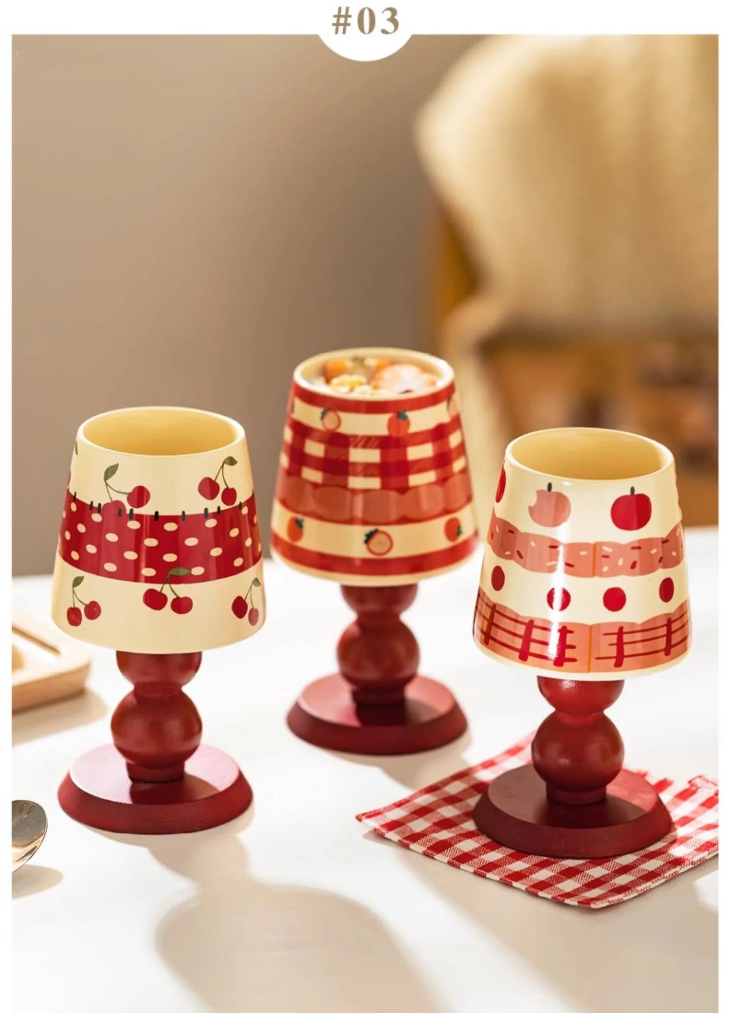 Niedliche Keramiktasse – Porzellan Design 190ml