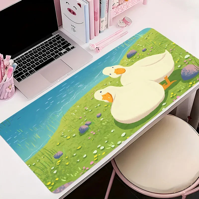 Gaming-Schreibtischunterlage – Gummi Cartoon Design – 900x400 Anti-Rutsch