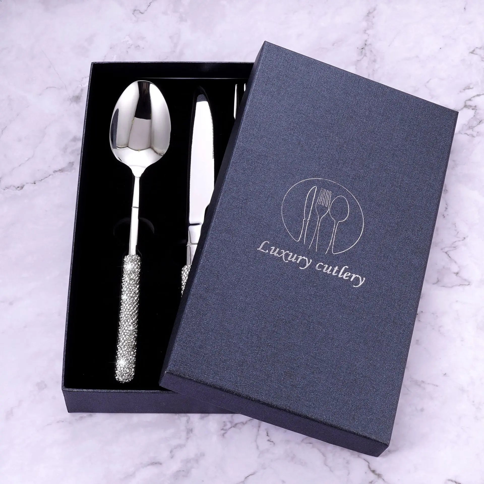 Luxus Besteckset – Edelstahl – Zuhause & Events