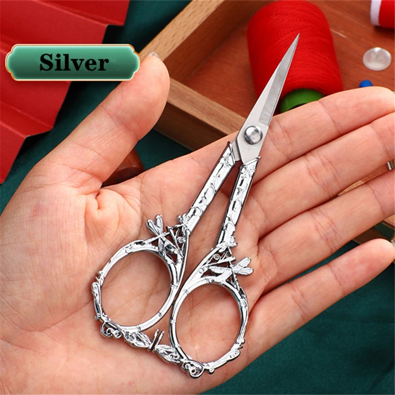 Edelstahl-Schere – Vintage Libellendesign – 12cm