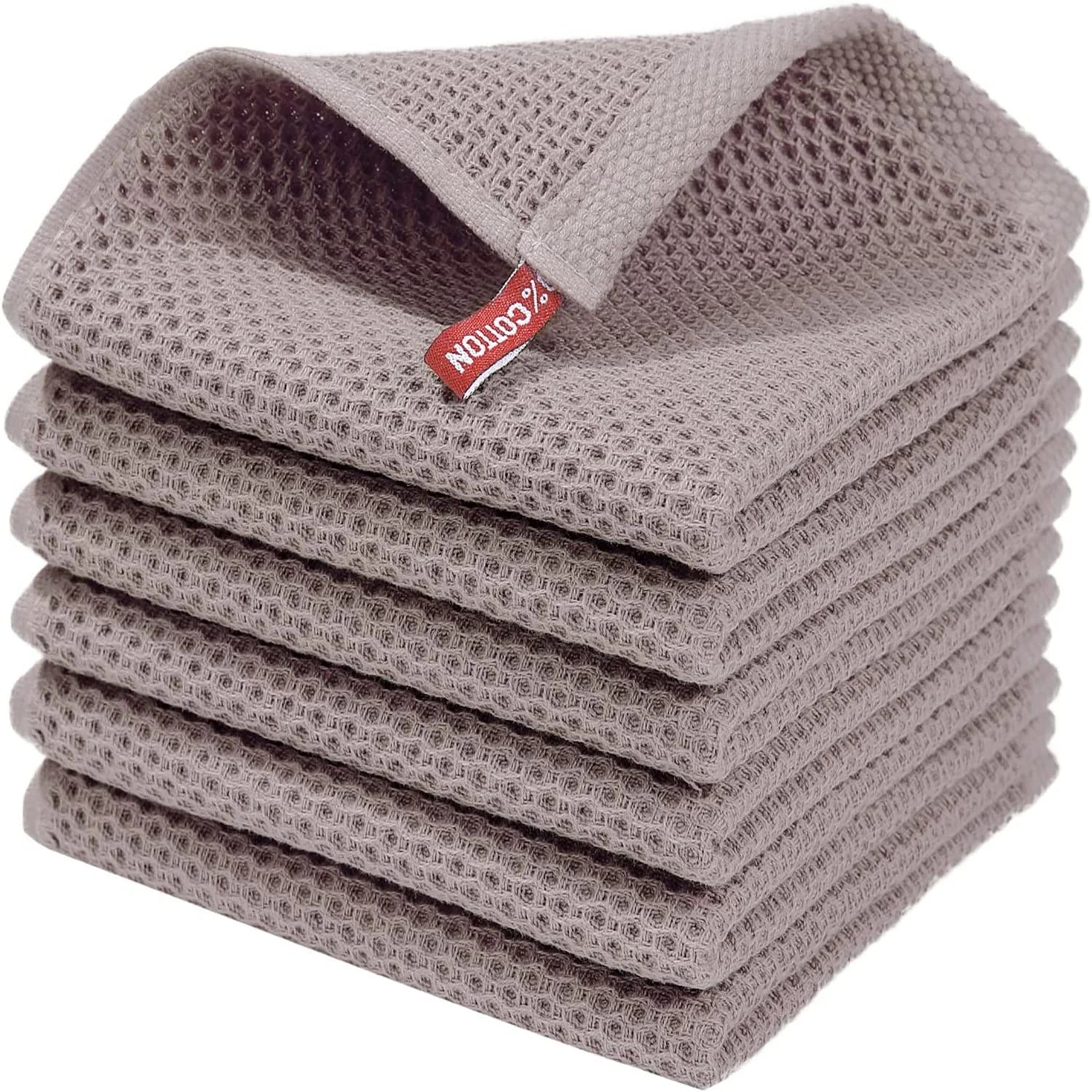Reines Baumwoll-Küchentuchset – Waffelstruktur – 30x30cm