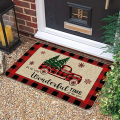 Weihnachts-Fussmatte – Moderne Polyester – 50x80 cm