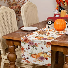 Herbstlicher Kürbisläufer - 100% Polyester - Multi-grösse