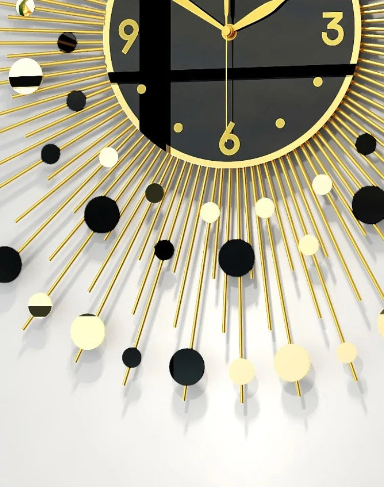 Luxus Wanduhren – Abstraktes Nordic Design – 80 cm