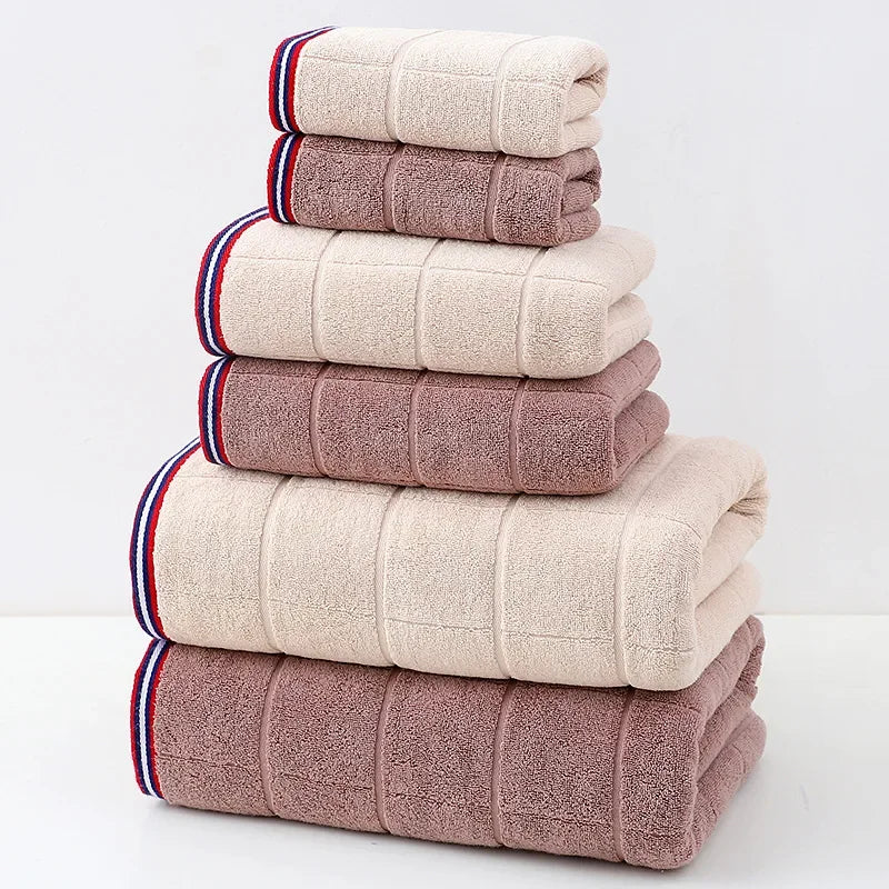 Luxuriöses Baumwolle Badeset – 100% Baumwolle – 6-teilig