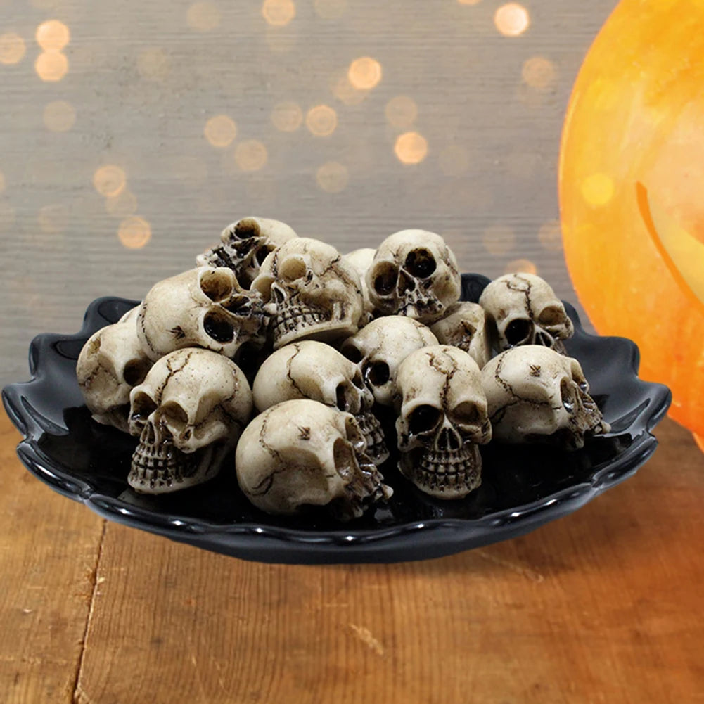 Halloween-Deko – Gothic-Schädel-Set – Vielseitige Ornamente