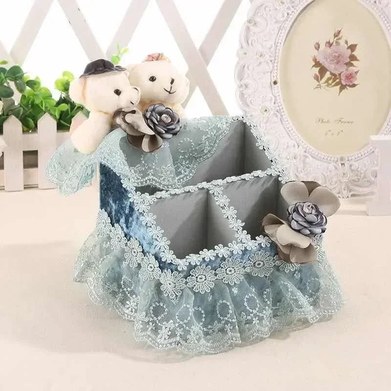 Multifunktions-Aufbewahrungskorb – Europäischer Stil – 29x18x14cm