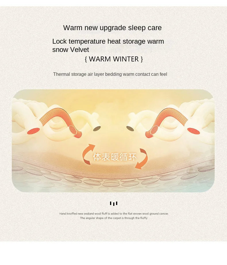 Florale Milchfleece – Moderne Doppelbettdecke 220x240