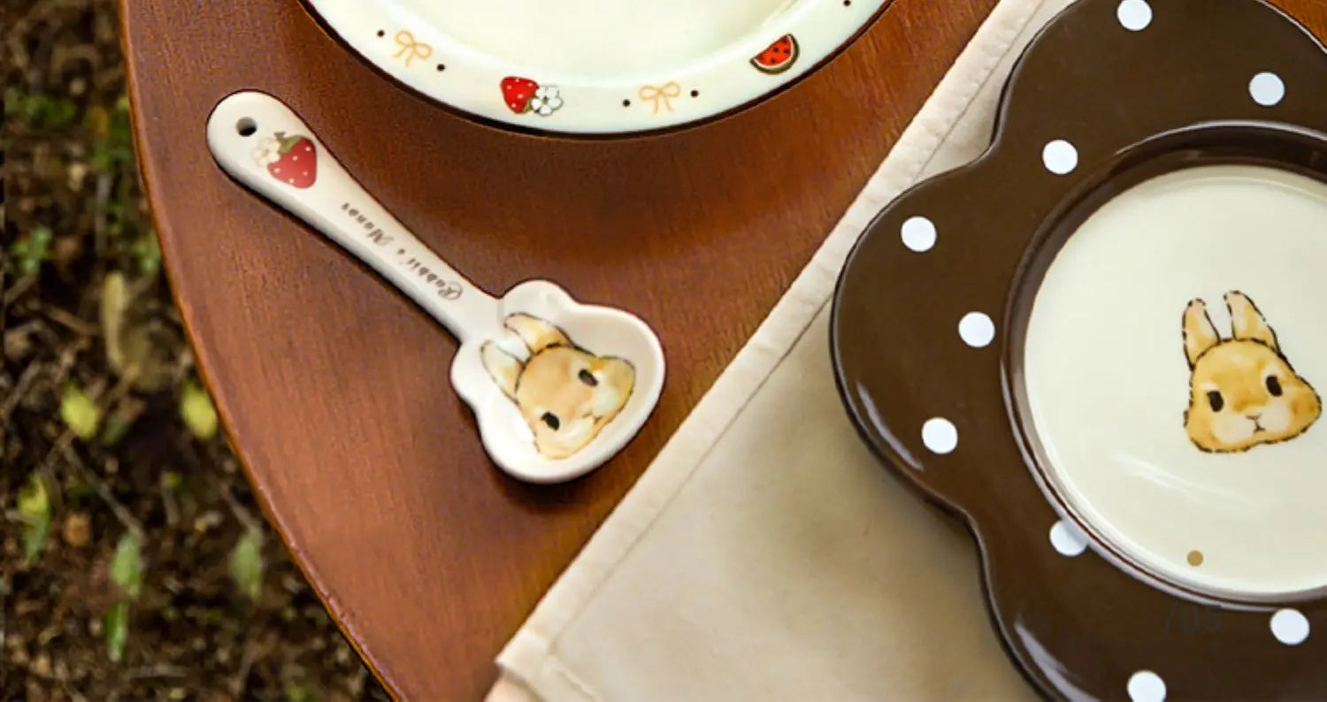 Keramik Hasenschale – Porzellan Relief Design – 11.4cm