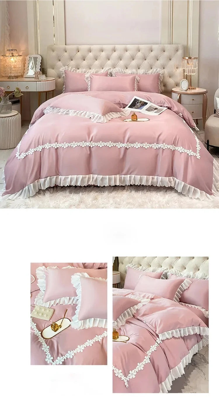 Tencel Lace Set – Prinzessinnenstil – 200x230cm