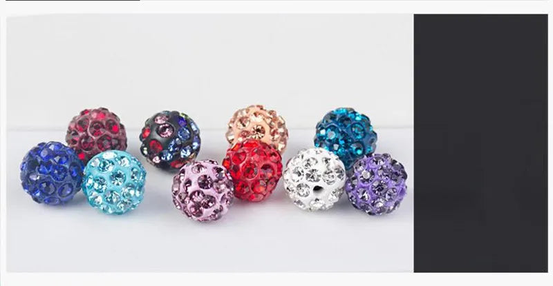 Tschechische Kristallperlenscheiben – 10mm Kugel