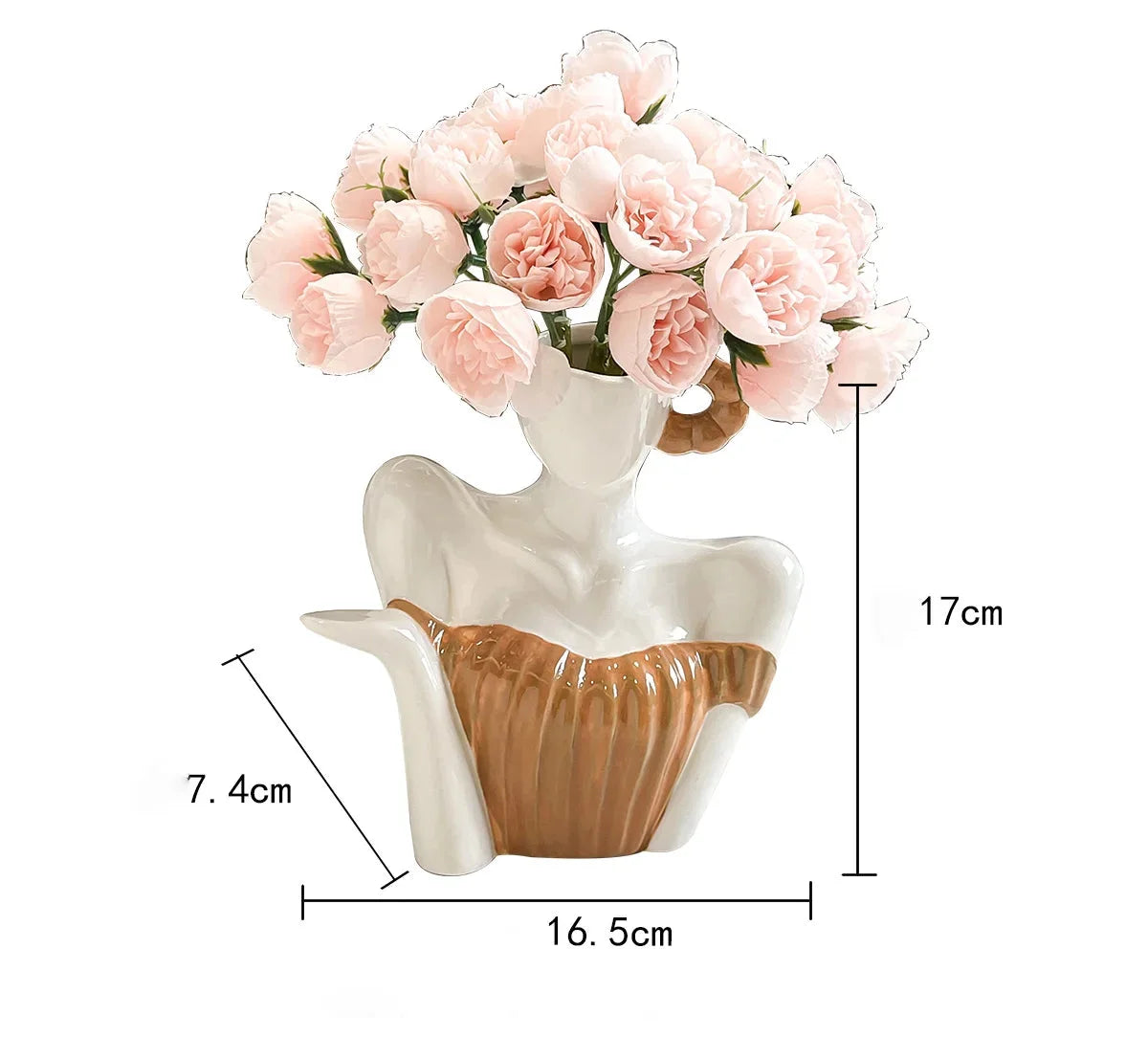 Keramikvase - Moderne Kunstgöttin - Wohnzimmer