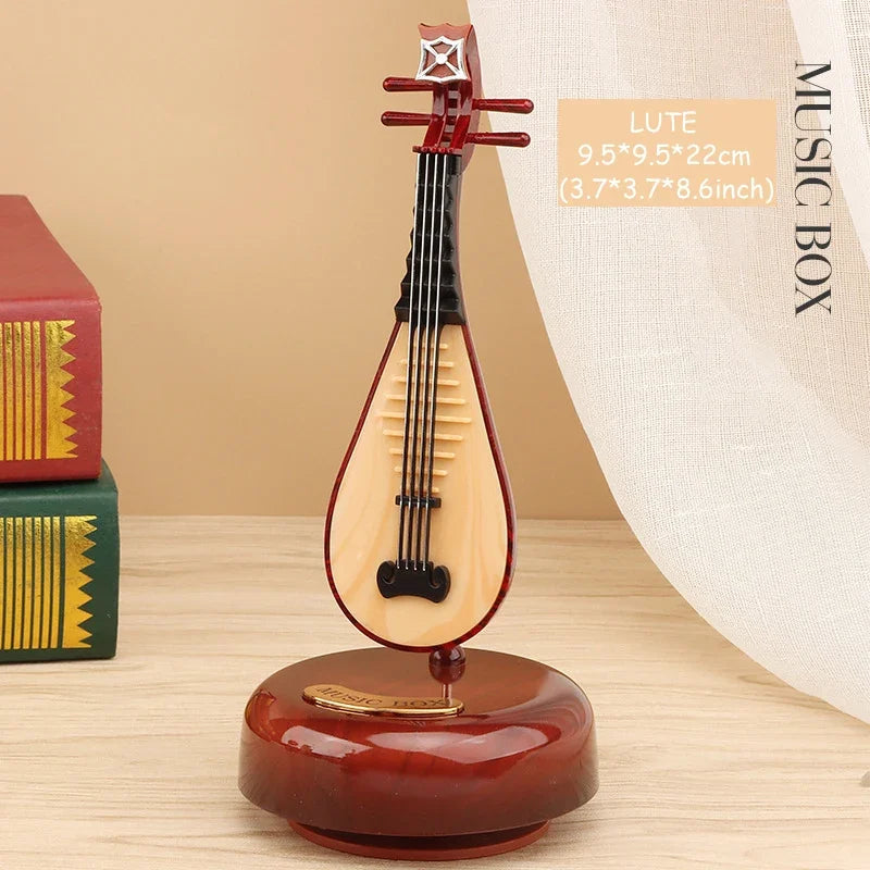 Vintage Spieluhr – Retro Stil – Handgekurbelte