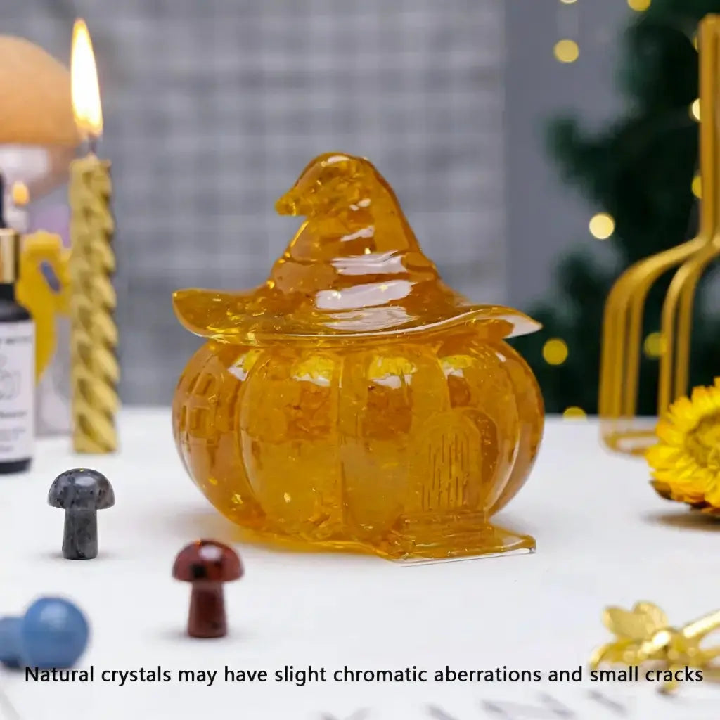 Amethyst Kristall Kürbis Schädel – Feng Shui Deko 10cm