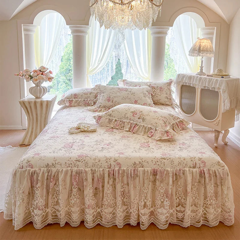 Bettbezug Set – Koreanischer Prinzessinnenstil – 100% Baumwolle