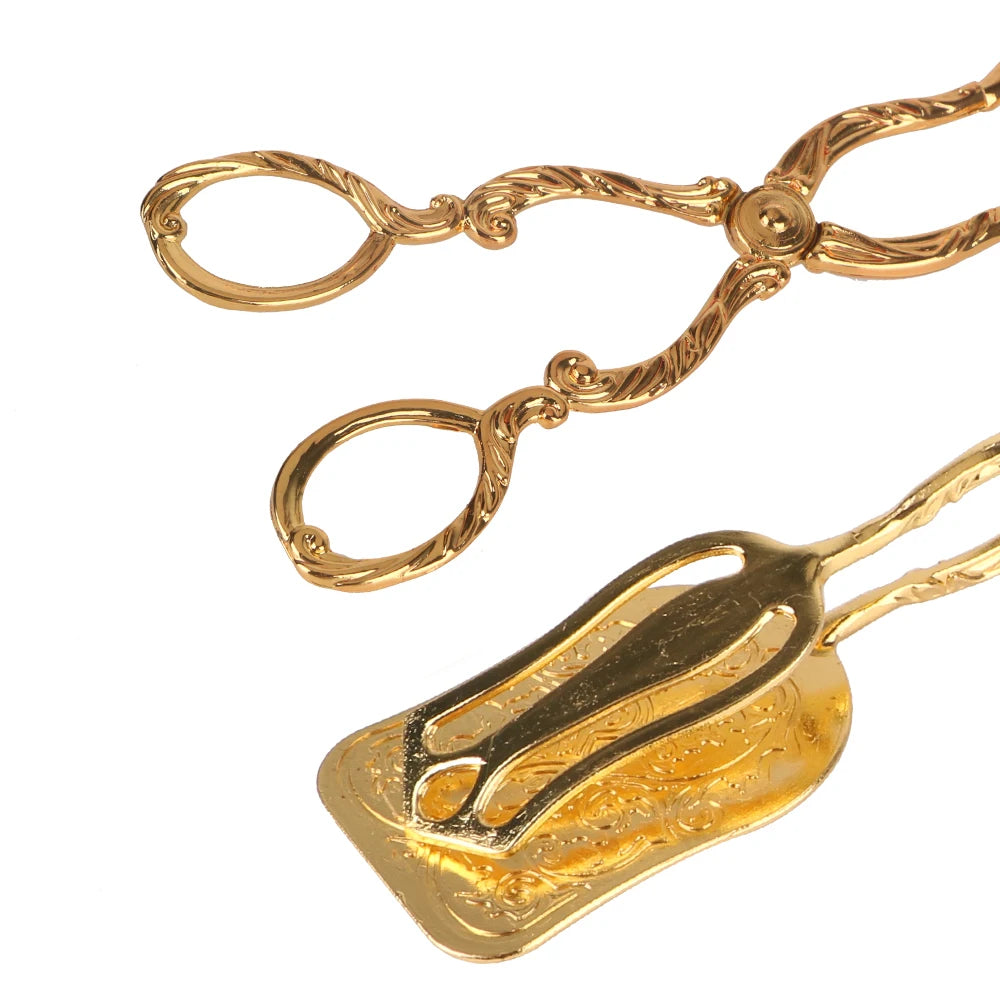 Lebensmittelzange – Vintage-Zinklegierung – Buffet-Essential