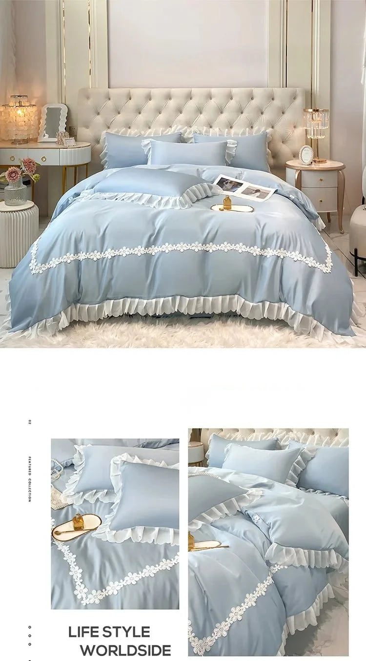 Bettwäsche – Gewaschene Baumwolle Prinzessin – 150x200cm