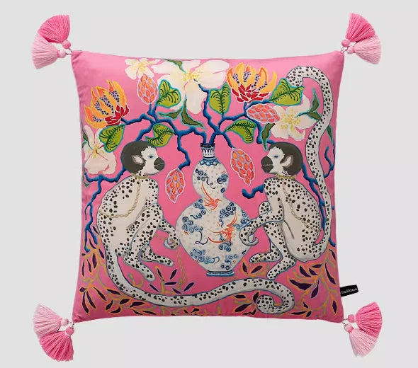 Samt Kissenbezug – Chinesischer Stil – 60x60cm