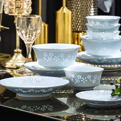 Porzellangeschirr Set - Chinesischer Stil - 40 tlg. für 6 Personen