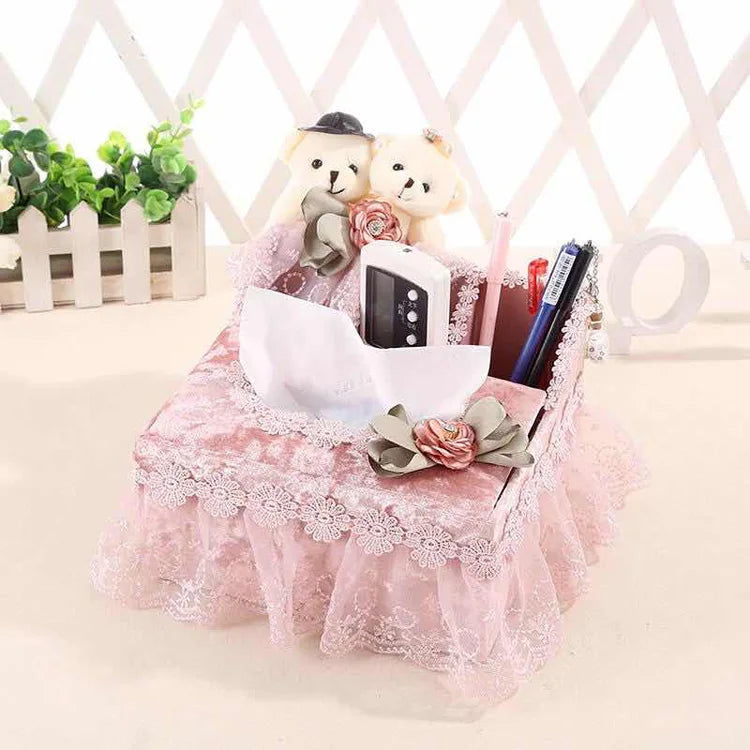 Multifunktions-Aufbewahrungskorb – Europäischer Stil – 29x18x14cm