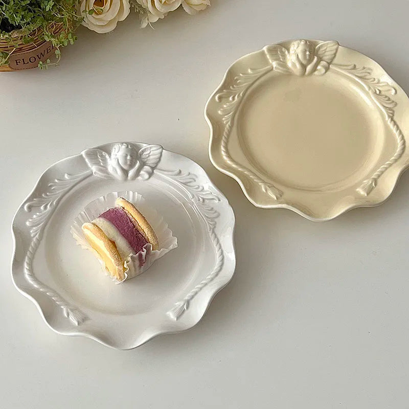 Keramikteller – Französischer Stil Relief – 7.8" Grösse