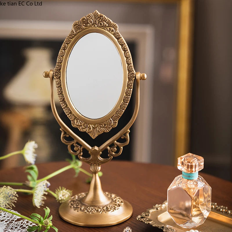 Schminkspiegel – Vintage Messing Design – Europäischer Stil