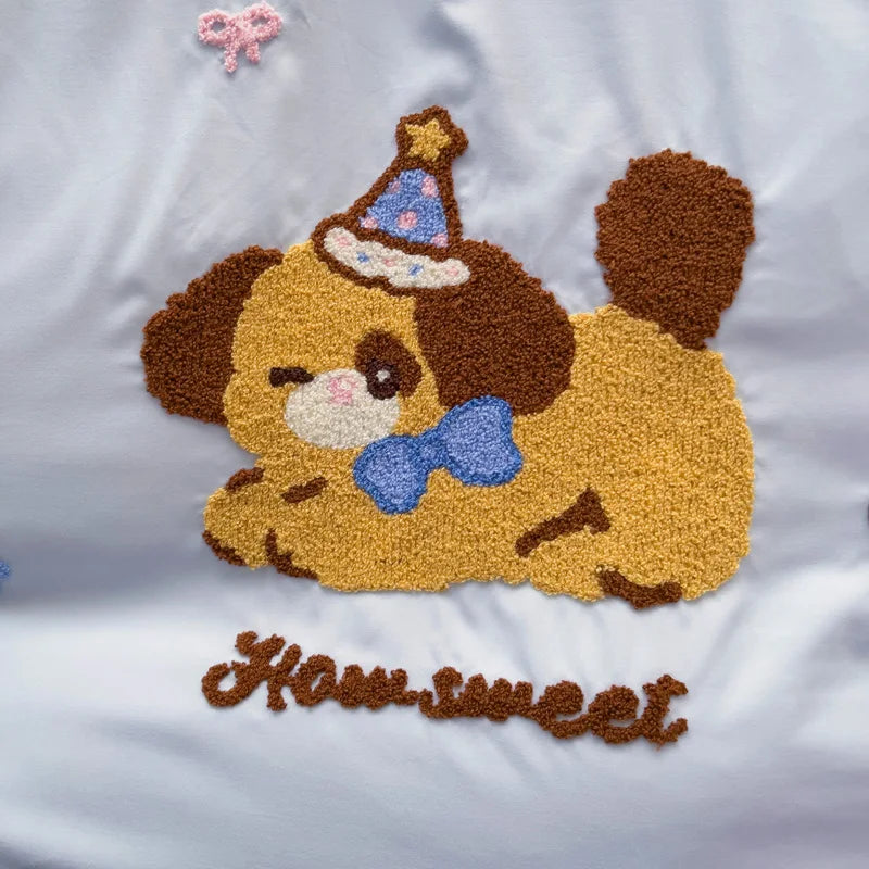 Niedliches Baumwoll-Bettwäsche-Set – Cartoon-Stil – Für Kinder 1.5m/1.8m/2.0m