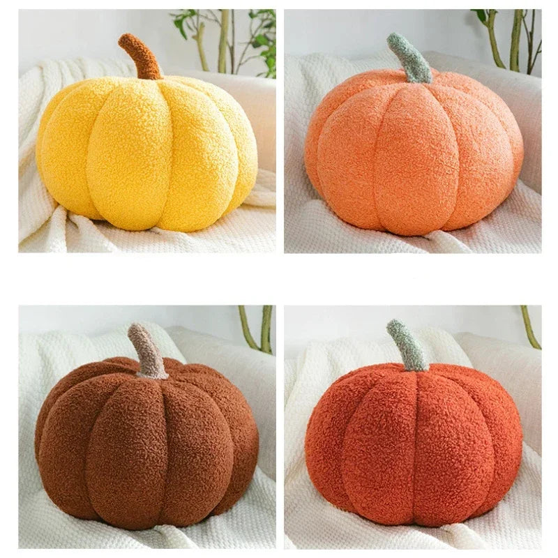 Dekoratives Kürbiskissen – Landhausstil – 35cm