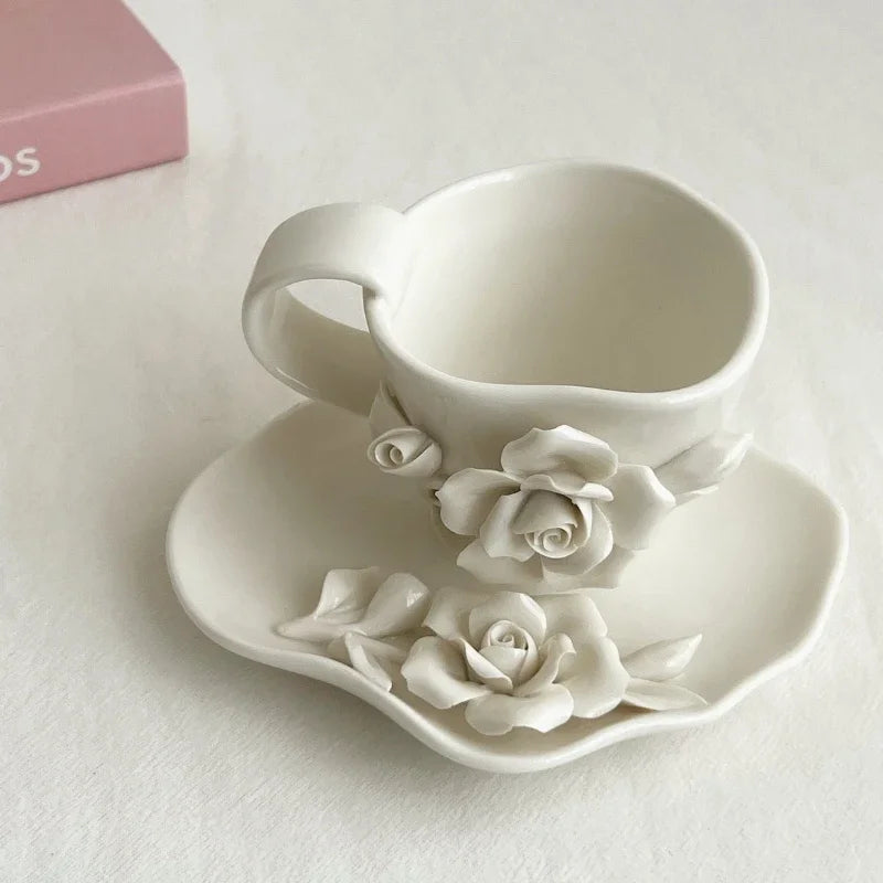 Blumentassen-Set – Europäisches Porzellan – H7.5cm; D9cm