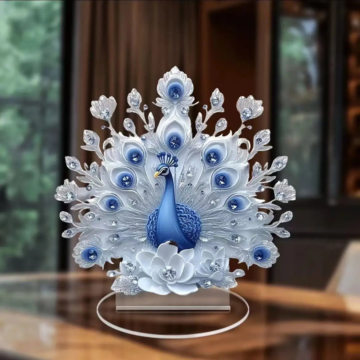 Acryl Drachenfigur – Eleganter Deko Akzent