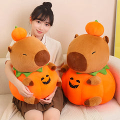 Capybara Plüschtier – Baumwoll Halloween Kissen – 25-60cm