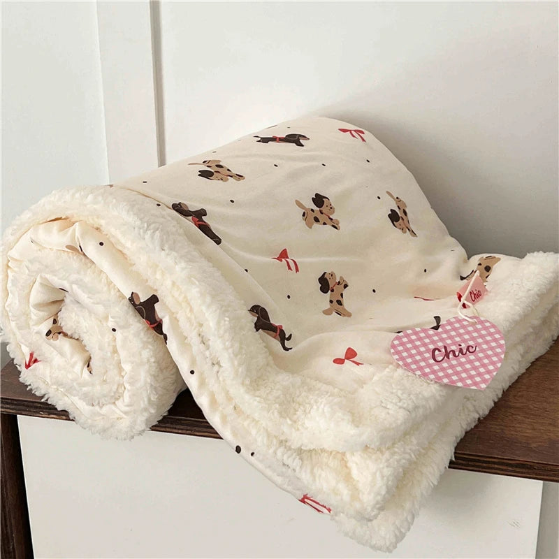 Winterdecke Floral – Koreanischer Stil – 100x150cm