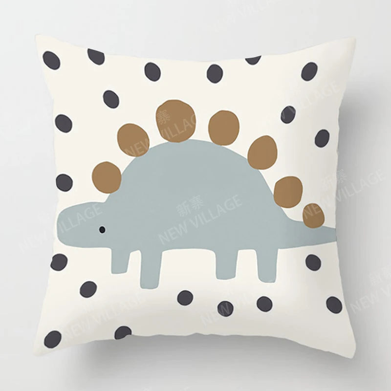 Handgemachter Boho Plüsch-Kissenbezug 45x45cm, geometrisches Muster